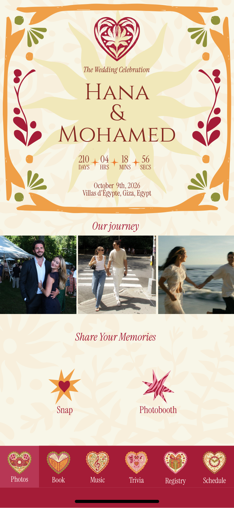 Funky template preview